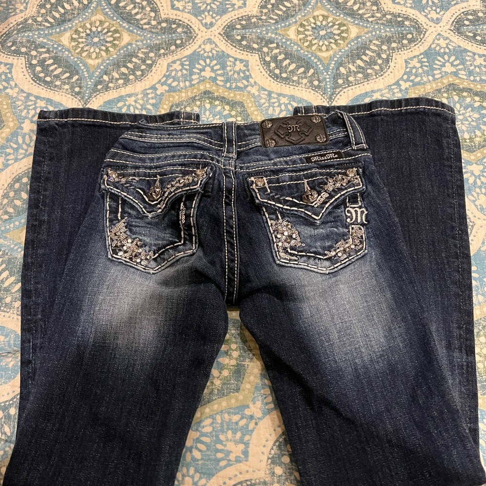 Girls Size 7 Miss Me Jeans Excellent Condition